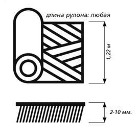 Рулонное резиновое покрытие ANT Flex Eco Granit