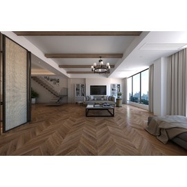 Кварц-виниловая LVT плитка DAMY FLOOR CHEVRON LVT DF07-Ch-LVT Шайо