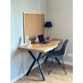 Рабочий стол из массива дерева ручной работы